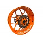 2012 + Honda CBR1000RR REAR RIM WHEEL & AXLE OEM