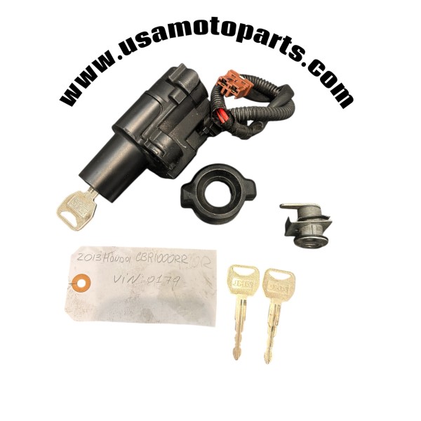 2013 Honda CBR 1000 RR 3 KEY S IGNITION LOCK SET OEM