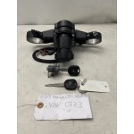 2013 Honda CBR 1000 RR 2 KEY S IGNITION LOCK SET UPPER TRIPLE TREE OEM