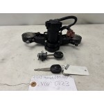 2013 Honda CBR 1000 RR 2 KEY S IGNITION LOCK SET UPPER TRIPLE TREE OEM