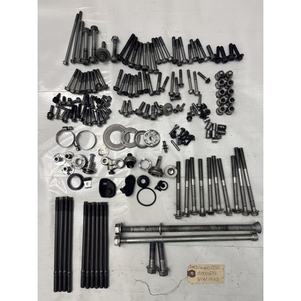 2012 + Honda CBR 1000 RR All BOLTS CRANKCASE BODY & Engine BOLTS OEM