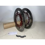 2015 +Yamaha YZF-R1 FRONT WHEELS BRAKE ROTORS 5 mm OEM