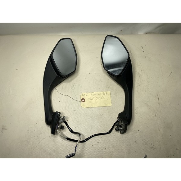 2015 +Yamaha YZF-R1  LEFT & RIGHT REAR VIEW MIRRORS OEM
