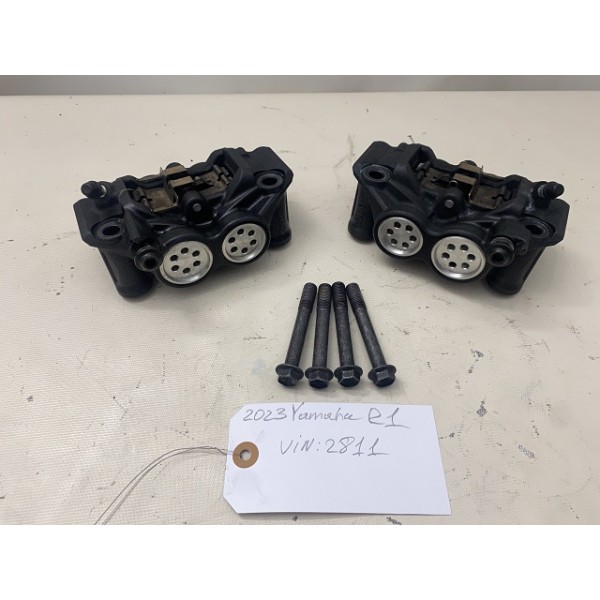 2015 + Yamaha YZF-R1 FRONT BRAKE CALIPERS OEM