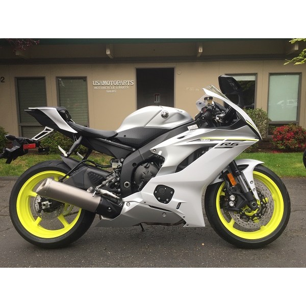 2017 Yamaha YZF-R6 White BIKE DONOR
