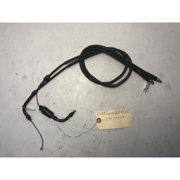 2017 + SUZUKI GSX-R1000 NICHE Push Pull Throttle Cable Set P/N 58300-17K11 OEM 2017 + SUZUKI GSX-R1000 NICHE Push Pull Throttle Cable Set P/N 58300-17K11 OEM