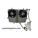 2020 Suzuki GSX-R1000 RADIATOR WITH FAN & TANK EXTENSION RESERVOIR OEM