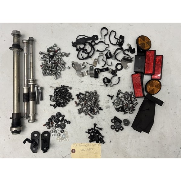 2021 + Kawasaki ZX-10R ALL BODY BOLTS ENGINE MOUNT FRAME BRACKET DAMPERS OEM