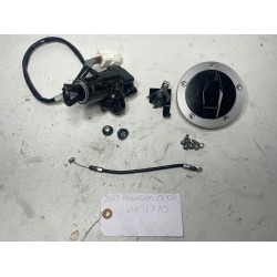 2017 Kawasaki ZX10R LOCK IGNITION SET CAP TANK OEM