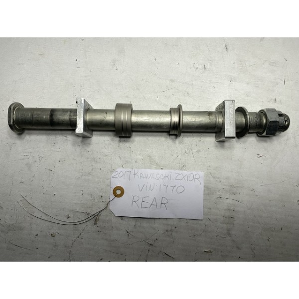 2017 Kawasaki ZX10R REAR WHEEL AXLE COLLARS / SPACERS OEM