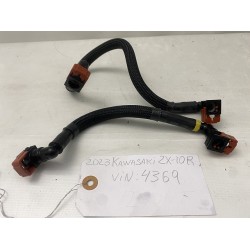 2021 +Kawasaki ZX-10R THROTTLE INJECTORS FUEL HOSE GAS LINE TUBE PIPE OEM
