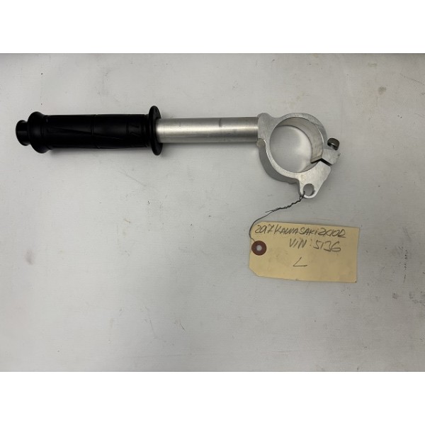 2016 Kawasaki ZX10R LEFT  CLIP ON HANDLEBAR GRIP OEM 