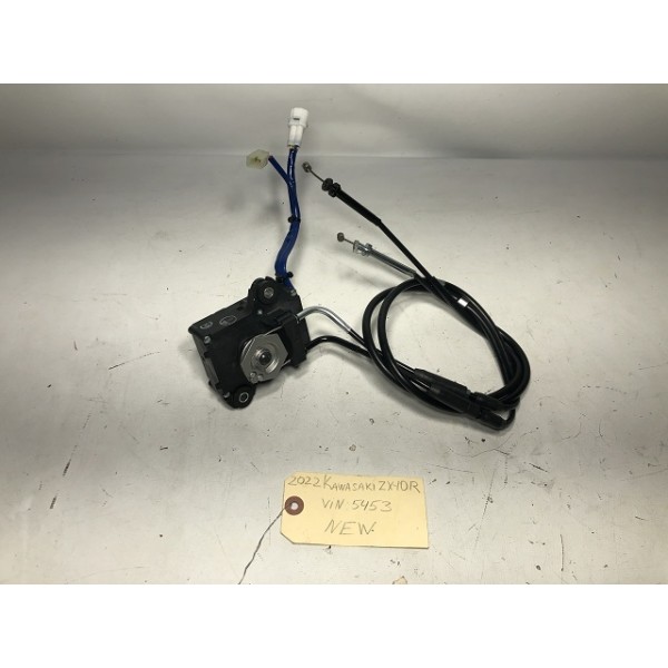 2021 + KAWASAKI NINJA ZX- 10R EXHAUST VALVE SERVO MOTOR CABLES OEM