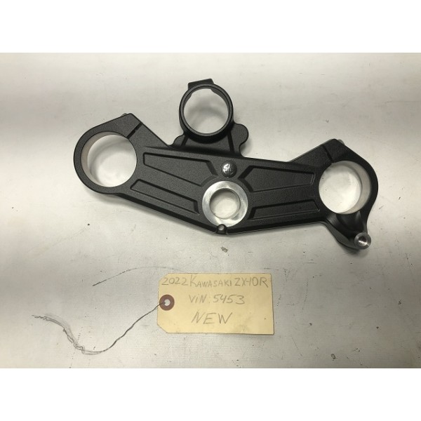 2021 + Kawasaki ZX-10R FORKS UPPER TRIPLE TREE CLAMP OEM